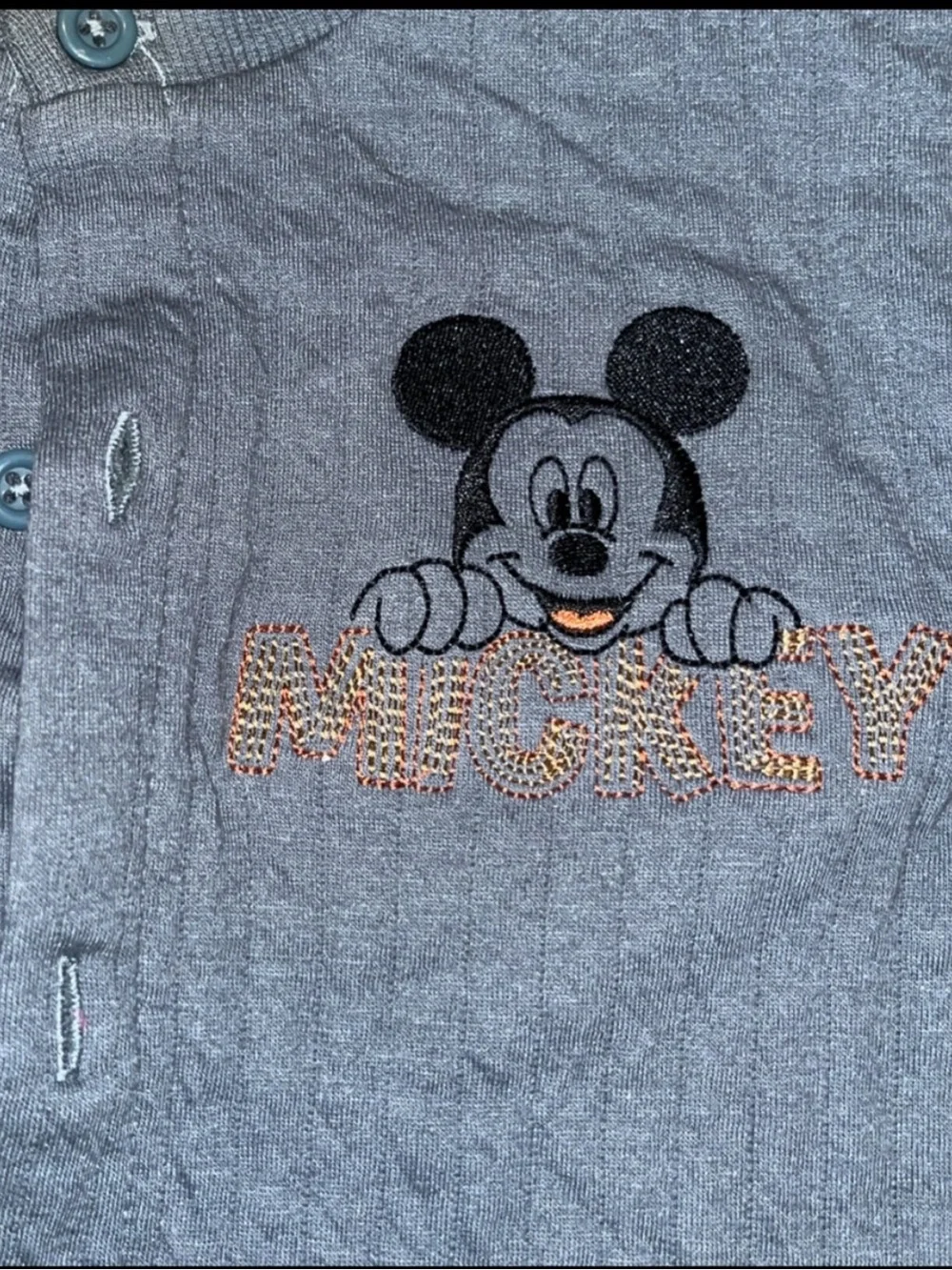 6-Items 18m Bundle Mickey Mouse Thermal Outfit & A2pc Button Up W/Shorts
